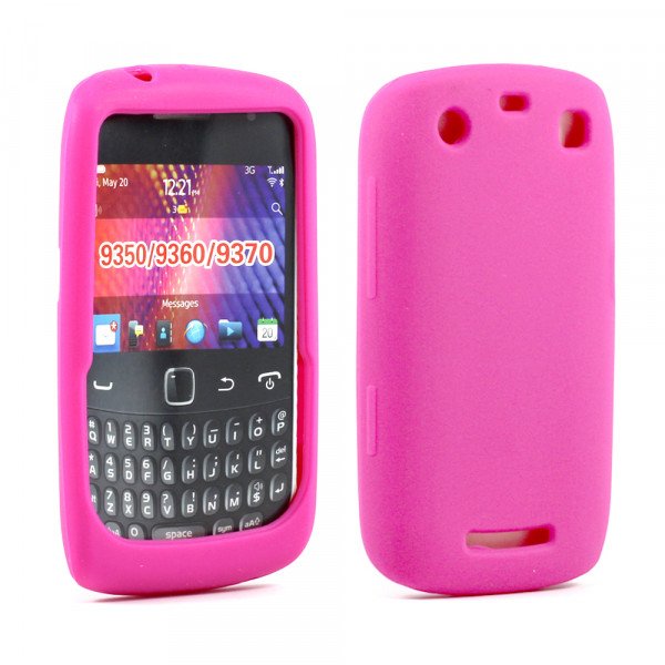Wholesale Blackberry Curve 9350 9360 Silicone Soft Case (Hot Pink)